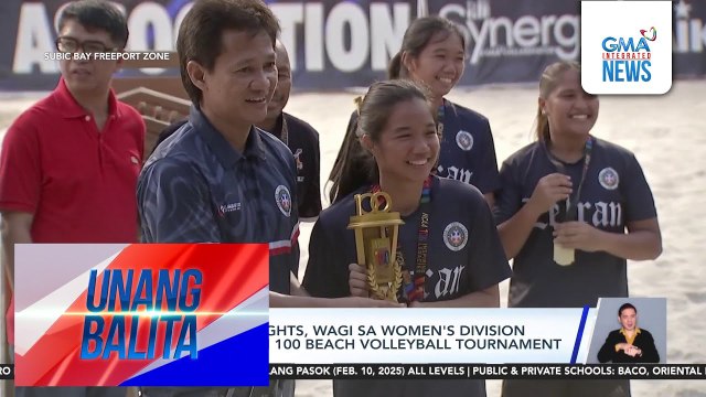 Letran Lady Knights, wagi sa women's division ng NCAA Season 100 Beach Volleyball Tournament | Unang Balita
