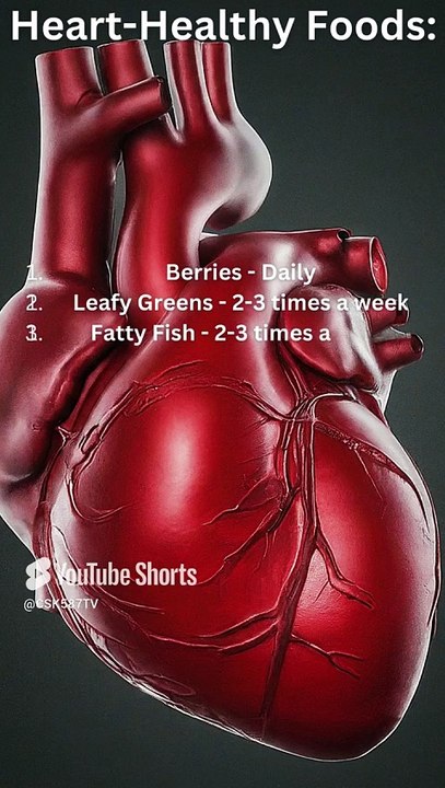 _10 Delicious Foods for a Healthy Heart_ #hearthealth #shotsviral  #quicktips
