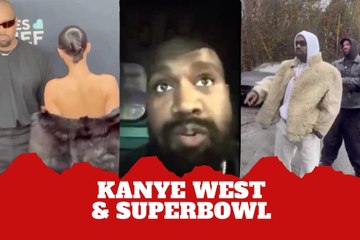 Are they going to the Super Bowl? Kanye West tries to rob Super Bowl ' s attention