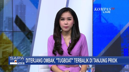 'Tugboat' Terbalik di Tanjung Priok, 8 Orang Selamat 1 Lainnya Masih dalam Pencarian
