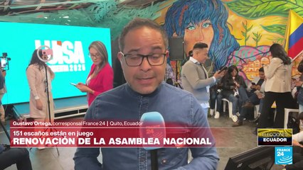 Informe desde Quito: 151 escaños del Congreso están en juego en las elecciones
