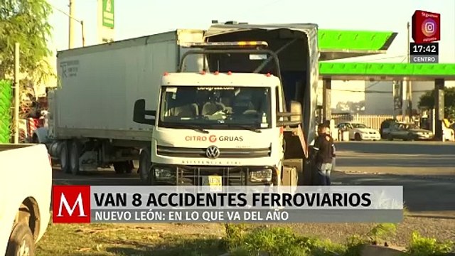 Suman 8 accidentes ferroviarios en NL en lo que va del 2025
