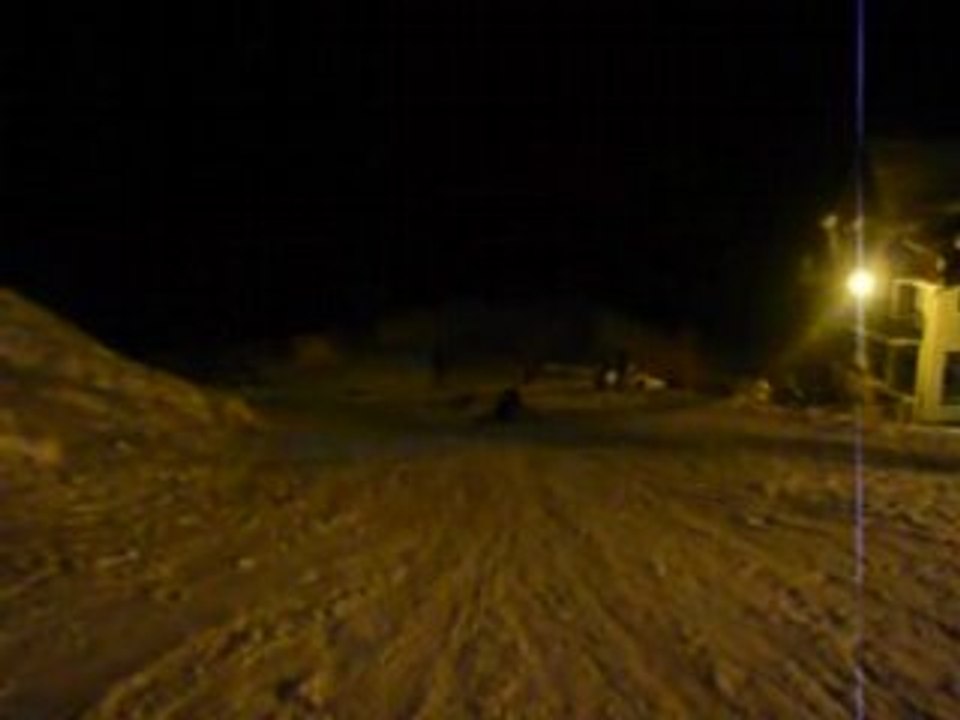Camille en luge