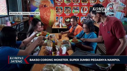 Bakso Corong Monster, Super Jumbo Pedasnya Nampol
