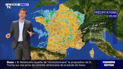Une grande partie de la France sous la pluie ce lundi avec l'influence d'une goutte froide