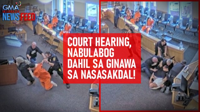 Court hearing, nabulabog dahil sa ginawa sa nasasakdal! | GMA Integrated Newsfeed