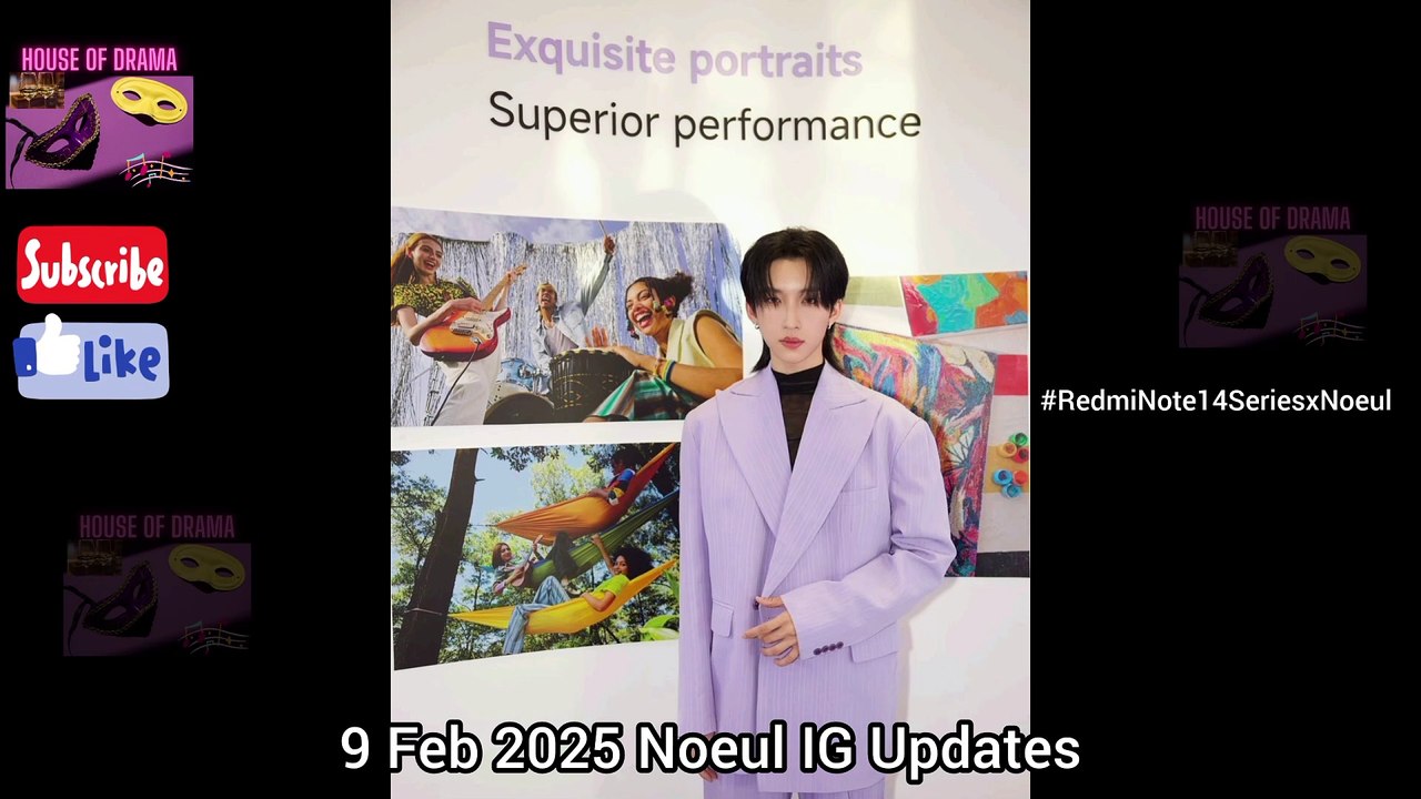 [Eng Sub] 9 Feb 2025 #RedmiNote14SeriesxNoeul, Noeul Live, Side View Boss Kissed Noeul #BoNoH #bl
