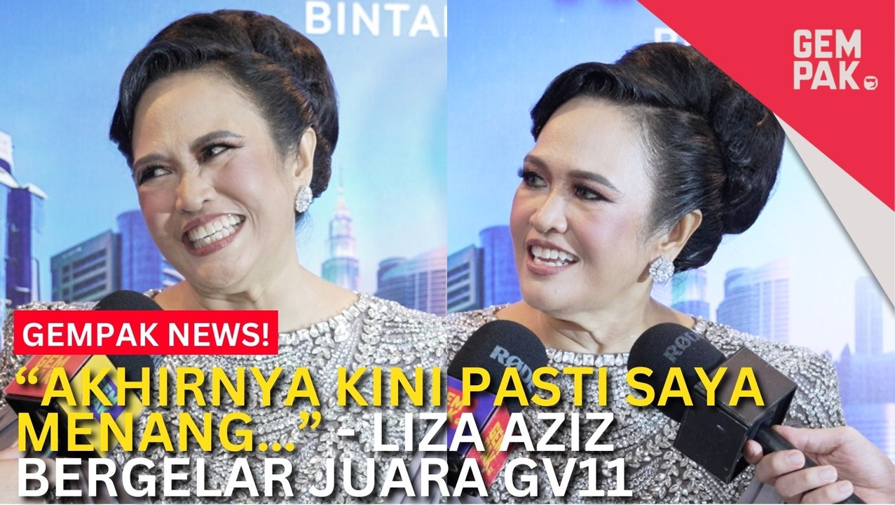 #GempakVideoNews : Gegar Vaganza 11: Usaha Tiga Bulan Membuahkan Hasil, Liza Aziz Bersyukur Bergelar Juara - “Saya Bekerja Keras Dan Bukannya…”