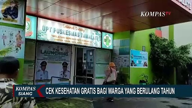 Pelaksanaan Cek Kesehatan Gratis di Puskesmas Tamalate Makassar