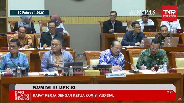 Depan Komisi Yudisial, Komisi III DPR Benny K Harman: Alat Penegak Hukum Jadi Boneka Oligarki