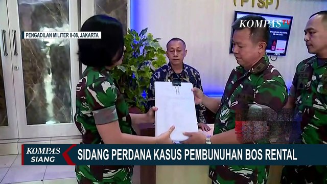 Sidang Perdana Kasus Pembunuhan Bos Rental, 3 Anggota TNI AL Dijerat Pasal 340 KUHP