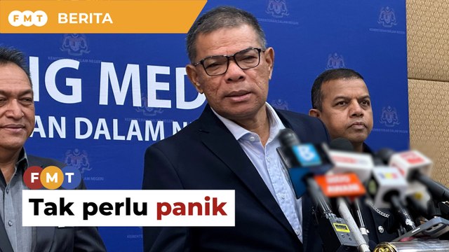 Insiden tembak Setia Alam, Saifuddin jamin keselamatan negara terkawal