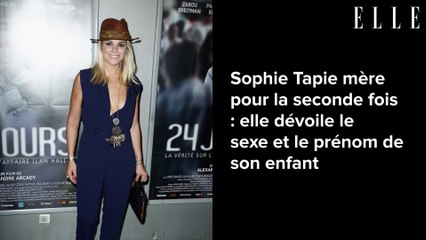 Sophie Tapie mère pour la seconde fois : elle dévoile le sexe et le prénom de son enfant