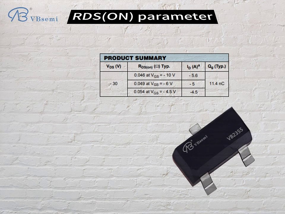 RQJ0302NGDQATL-E-VB is a SOT23 package P-Channel field effect MOS tube