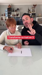 TRANSFORME LE TRAIT EN 3️⃣ ( énigme )