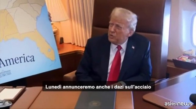 Trump annuncia dazi del 25% su acciaio e alluminio