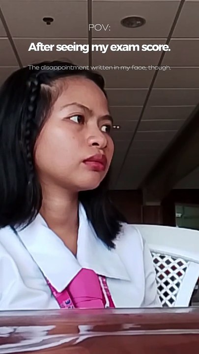 Don't give up! #pov #student #exam #score #disappointed