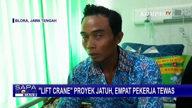 [FULL] Deretan Fakta Insiden Jatuhnya Lift Crane Proyek di Blora, Begini Kisah Korban Selamat
