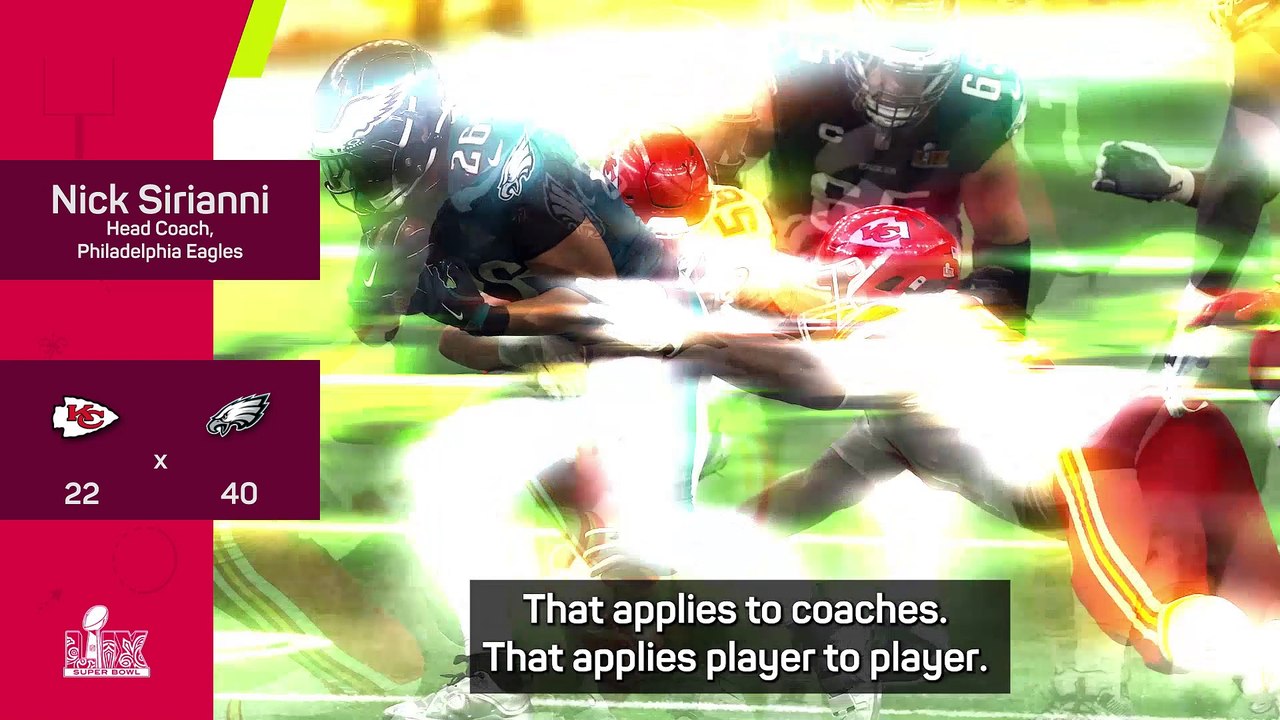 'Iron sharpens iron' - Sirianni reiterates championship-winning mantra