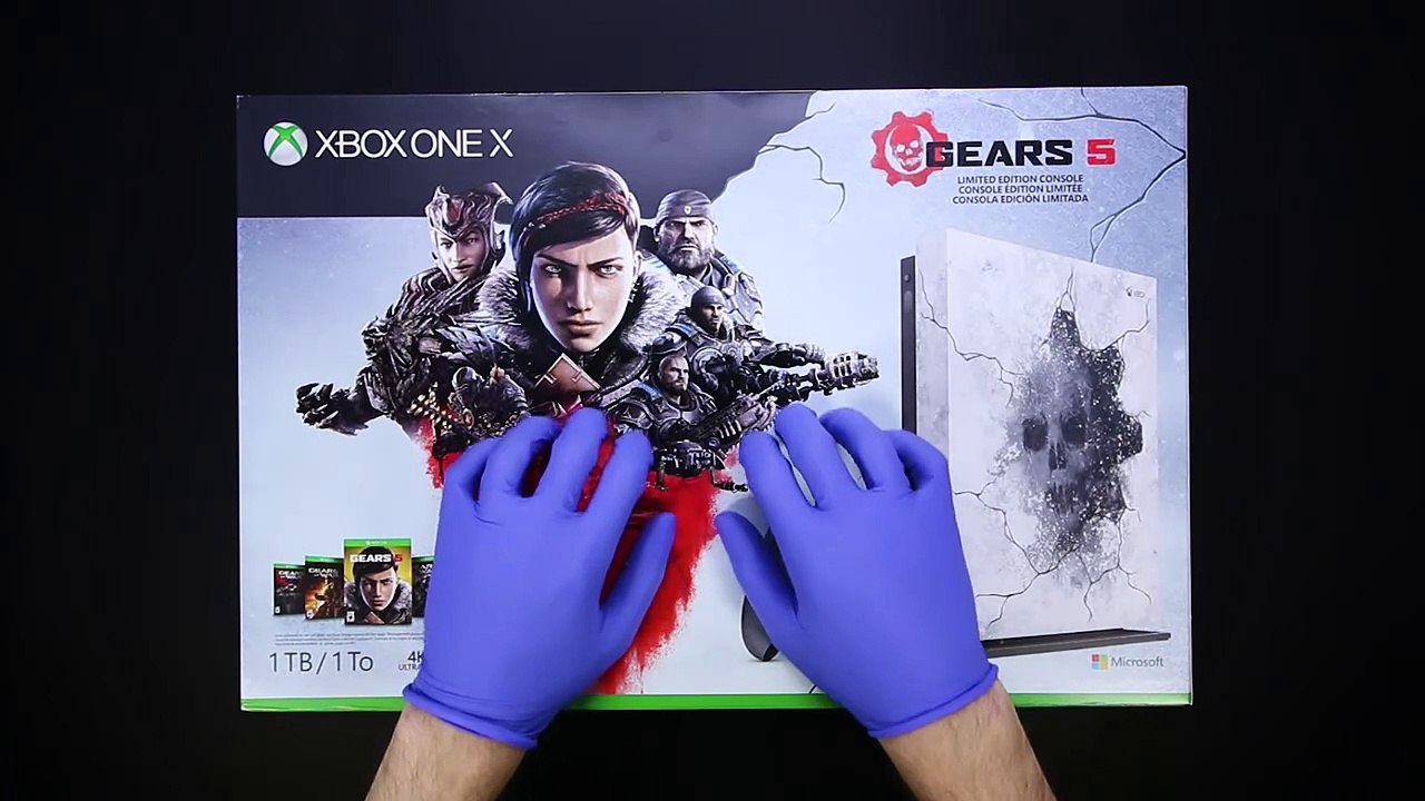 Xbox One X Unboxing： Gears 5 Special Edition ｜ ASMR ｜