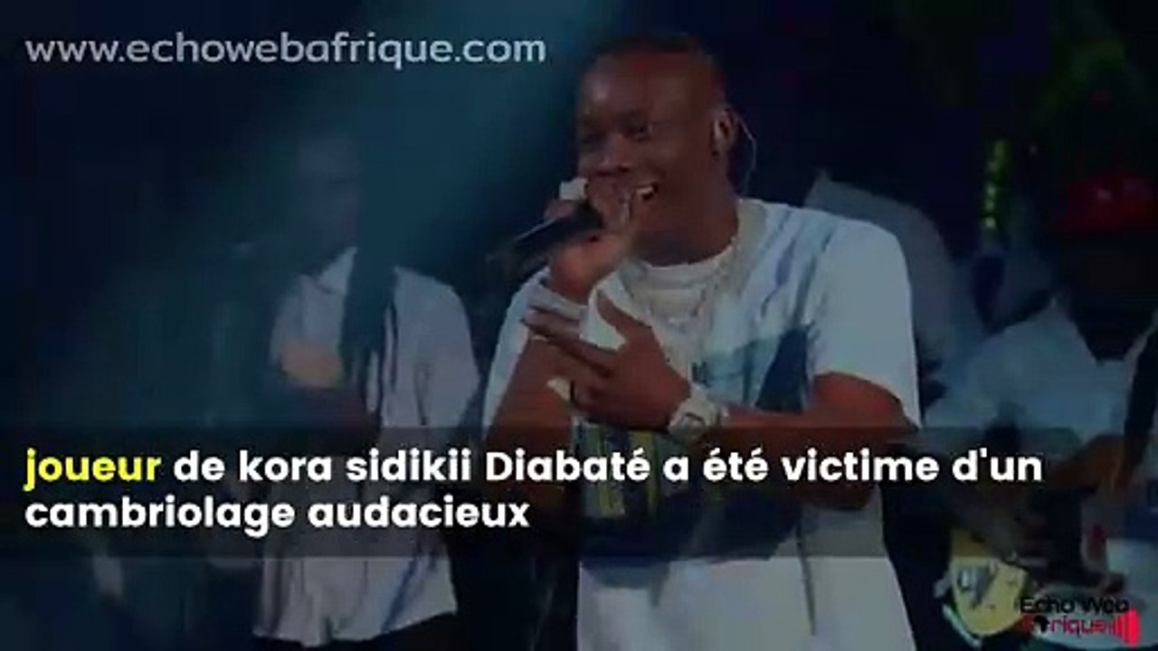 Sidiki Diabaté victime d’un braquage pendant son concert