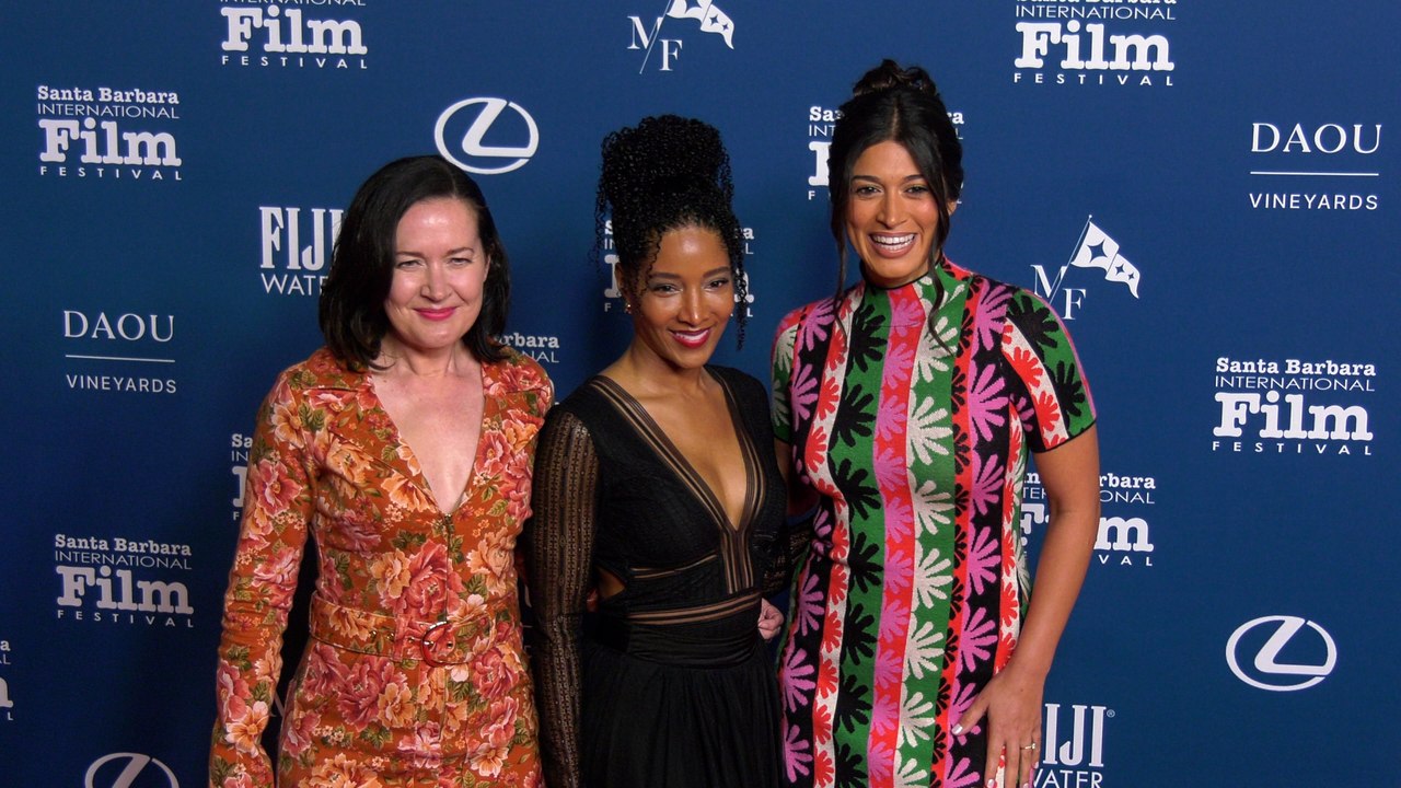 Noree Victoria, Bel Delia, and Jessica Damouni 2025 SBIFF "Virtuosos Award" Red Carpet