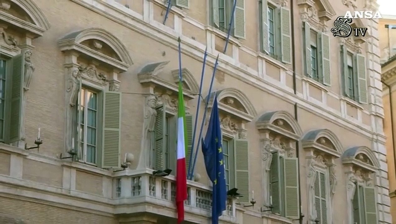 Giorno del Ricordo, bandiere a mezz'asta a palazzo Madama