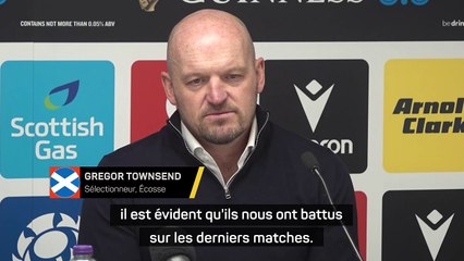Écosse - Townsend : "Nous n'avons pas assez bien joué aujourd'hui"