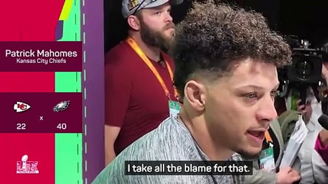 Mahomes takes blame for Chiefs Super Bowl defeat