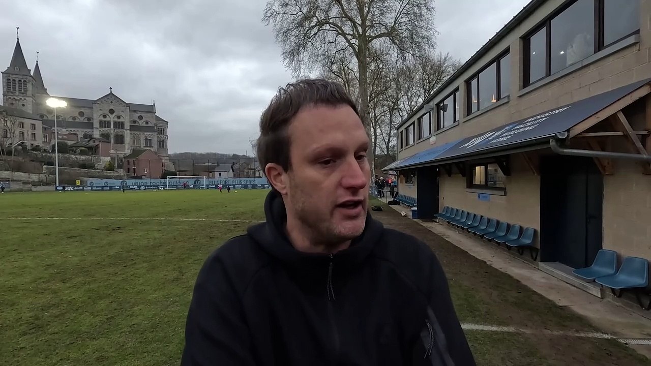 Jeffrey Rentmeister après le match Rochefort - Tournai