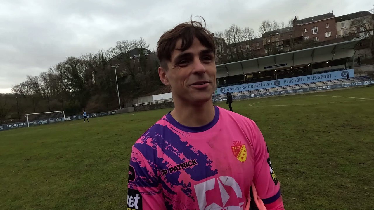 Ulric Cremers après le match Rochefort - Tournai