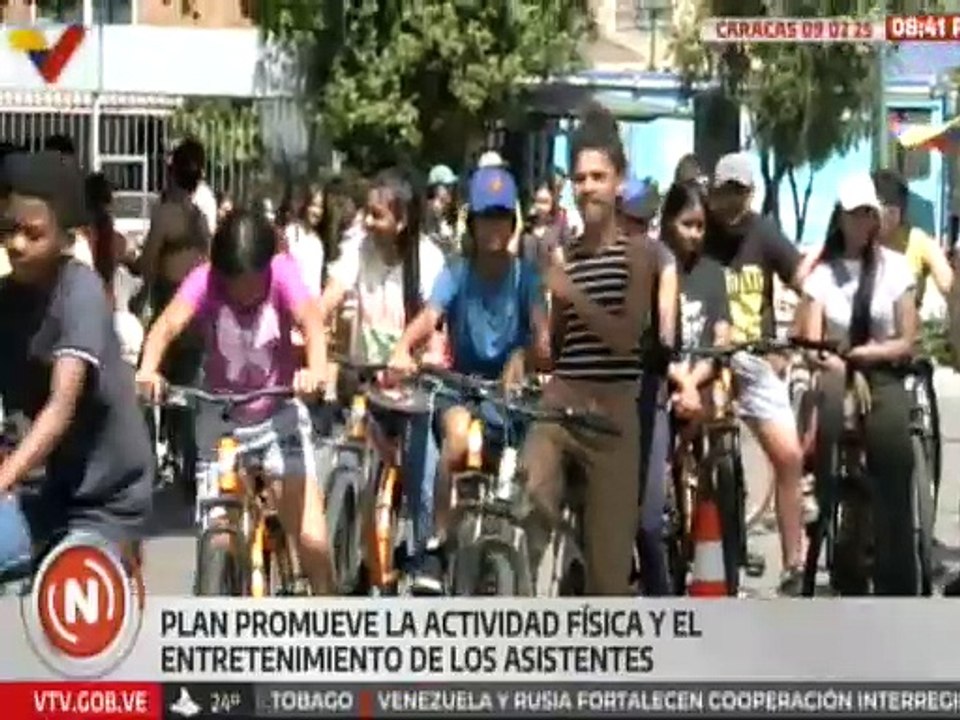 Plan Caracas Rueda Libre promueve promueve la actividad física y entretenimiento de ciudadanos