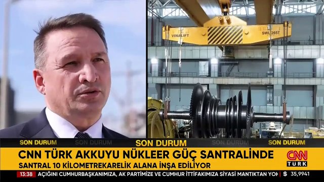 CNN TÜRK, Türkiye'nin ilk nükleer güç santrali Akkuyu'daki çalışmaları görüntüledi