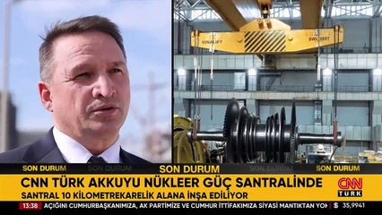 CNN TÜRK, Türkiye'nin ilk nükleer güç santrali Akkuyu'daki çalışmaları görüntüledi