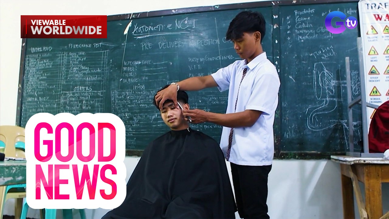 Estudyante na, barbero pa?! | Good News