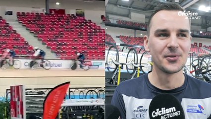Cyclisme - Piste - Europe 2025 - Anthony Baré : "L'équipe de France de vitesse est en reconstruction"