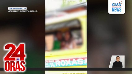 Babaeng pasahero, sinakal ng isang lalaki habang nasa umaandar na jeep | 24 Oras