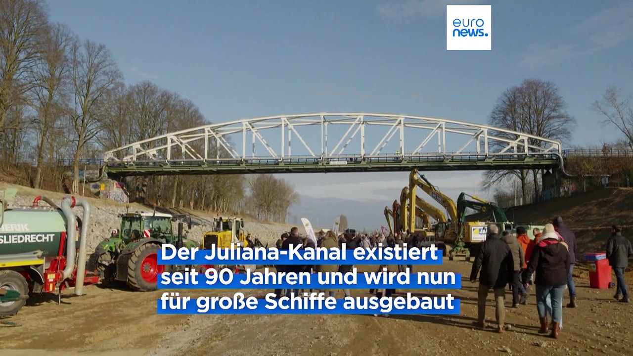 Einmaliges Erlebnis: Spazieren auf dem Grund des Julianakanals