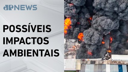 MPRJ investiga incêndio em fábrica de óleo no Rio de Janeiro