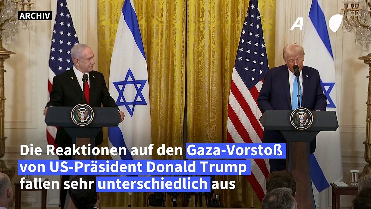 Gazastreifen: Netanjahu bezeichnet Trumps Vorschlag als 'revolutionär'