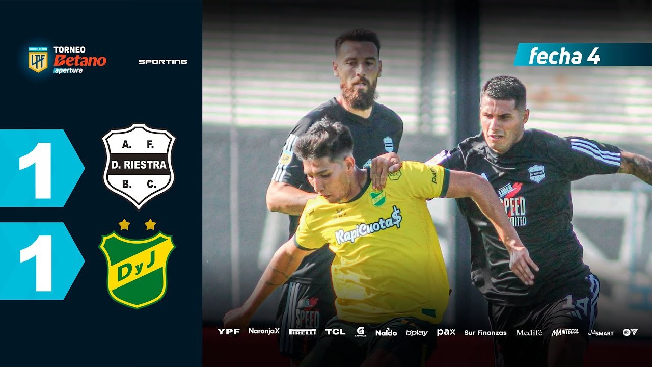 Riestra vs Defensa y Justicia (1-1) | LPF Torneo Apertura 2025 | Fecha 4