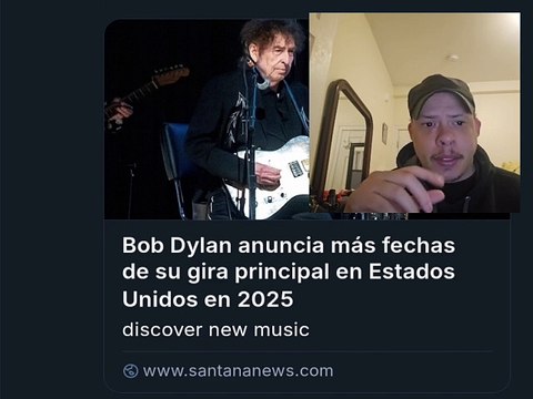 Bob Dylan anuncia más fechas de su gira