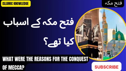 فتح مکہ کے اسباب کیا تھے؟  What were the reasons for the conquest of Mecca?