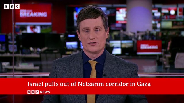 Israel pulls out of Netzarim corridor in Gaza   BBC News