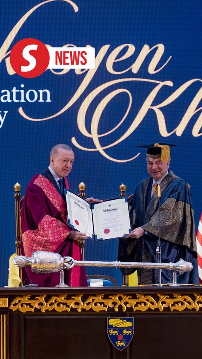 Turkiye president Erdogan gets honorary doctorate from UM