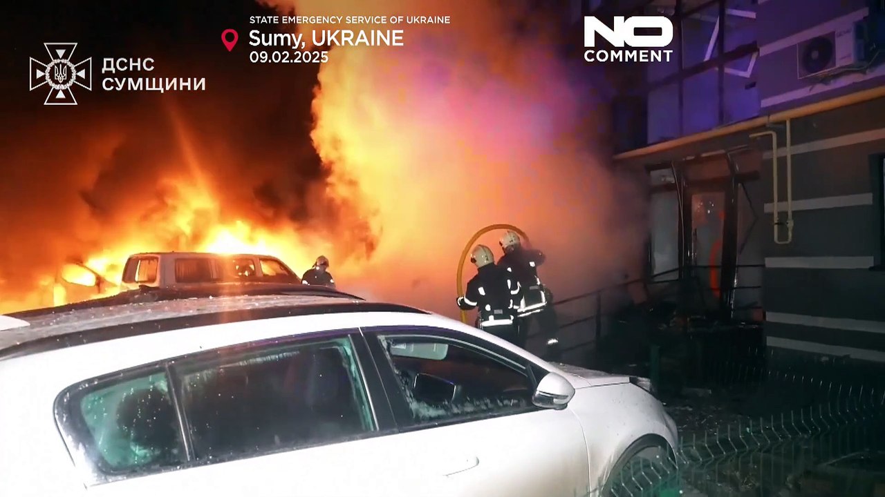 Ukrayna: Soumy kasabasına Rus insansız hava aracı saldırdı