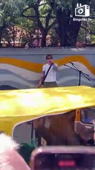 Ed Sheeran stopped by the police during a street concert in India