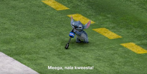 Stitch from ‘Lilo & Stitch’ crashes the  Superbowl 2025