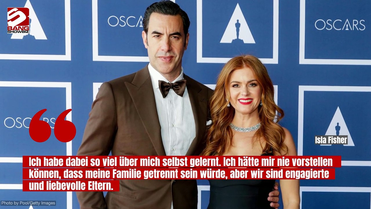 'Schwierigste Sache': So sehr nahm Isla Fisher Trennung von Sacha Baron Cohen mit