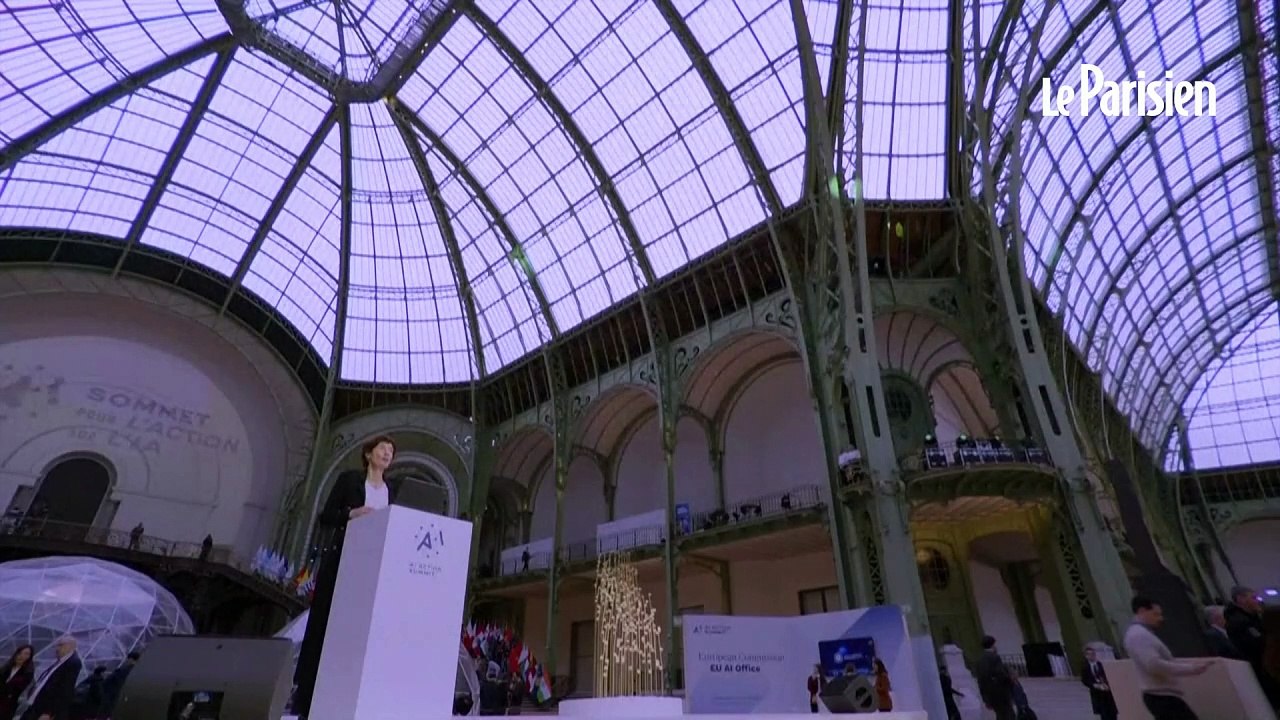 Coup d'envoi du sommet de l'IA au Grand Palais à Paris